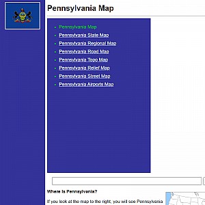 Relief Maps of Pennsylvani