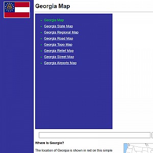 Printable Maps of Georgi