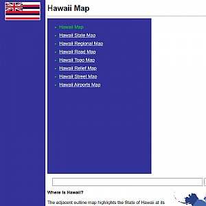 Printable Maps of Hawaii Plus