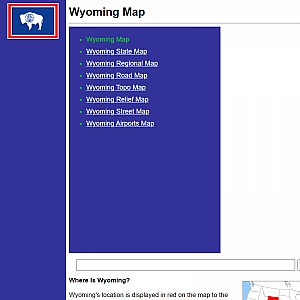 Printable Maps of Wyoming