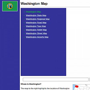 Printable Maps of Washington State
