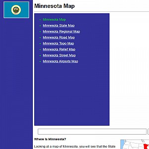 Printable Maps of Minnesot
