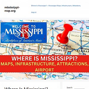 Relief Maps of Mississippi