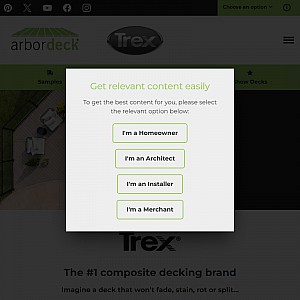 Trex Decking for Sale
