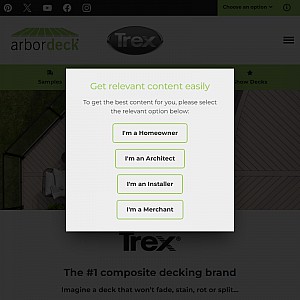 Trex Decking for Sale