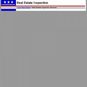Real Estate Inspectors and Inspection